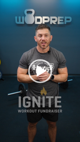 Video of workout for FYR's annual IGNITE workout fundraiser. Workout and demo video by Ben Dziwulski, WODprep